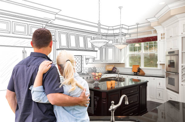 Professional Kitchen Island Installation technician working in Dublin, PA